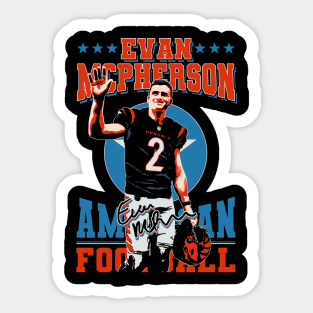 Evan McPherson Bengals American Football Sticker